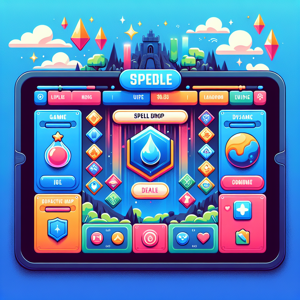 Spell Drop game screenshot